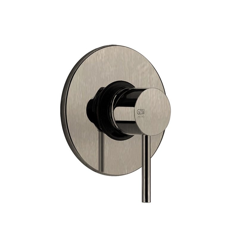 Изображение товара Смеситель для душа Gessi Via Tortona 18761/149, матовый никель, скрытый монтаж