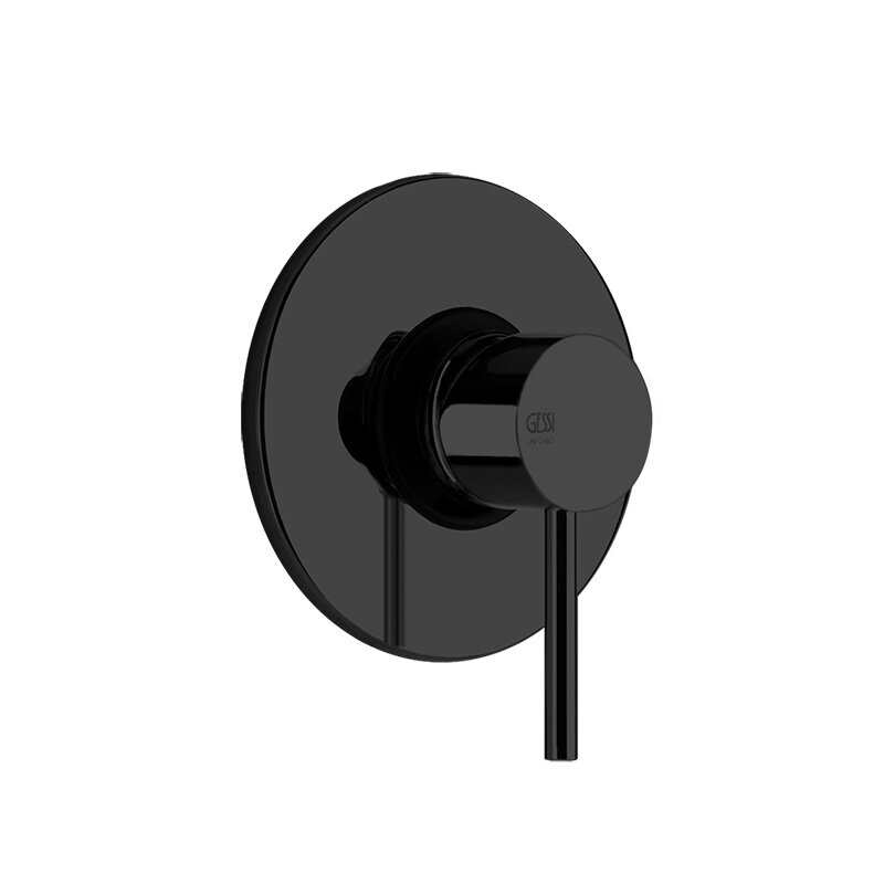 Изображение товара Смеситель для душа Gessi Via Tortona 18761/299 черный матовый встроенный однорычажный