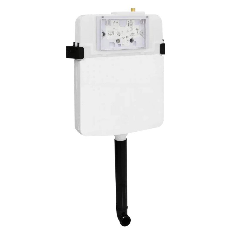 Изображение товара Смывной бачок скрытого монтажа Arrow AHY801 для приставного унитаза белый черный