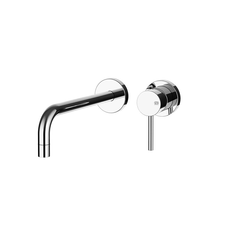 Изображение товара Смеситель для раковины Gessi Via Tortona, 44825/031, с длинным изливом, без донного клапана, цвет хром