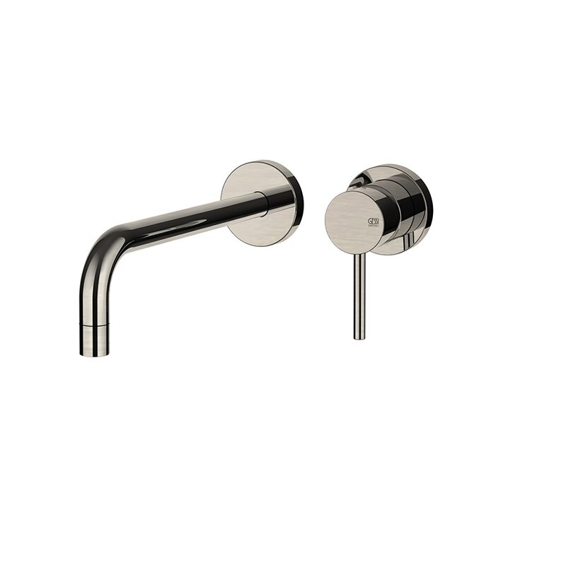 Изображение товара Смеситель для раковины Gessi Via Tortona 44825/149 с длинным изливом матовый никель