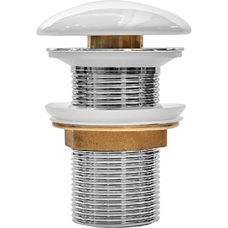 Изображение товара Донный клапан Milleau PD1GW/OO, без перелива, clik-clack, цвет белый глянец