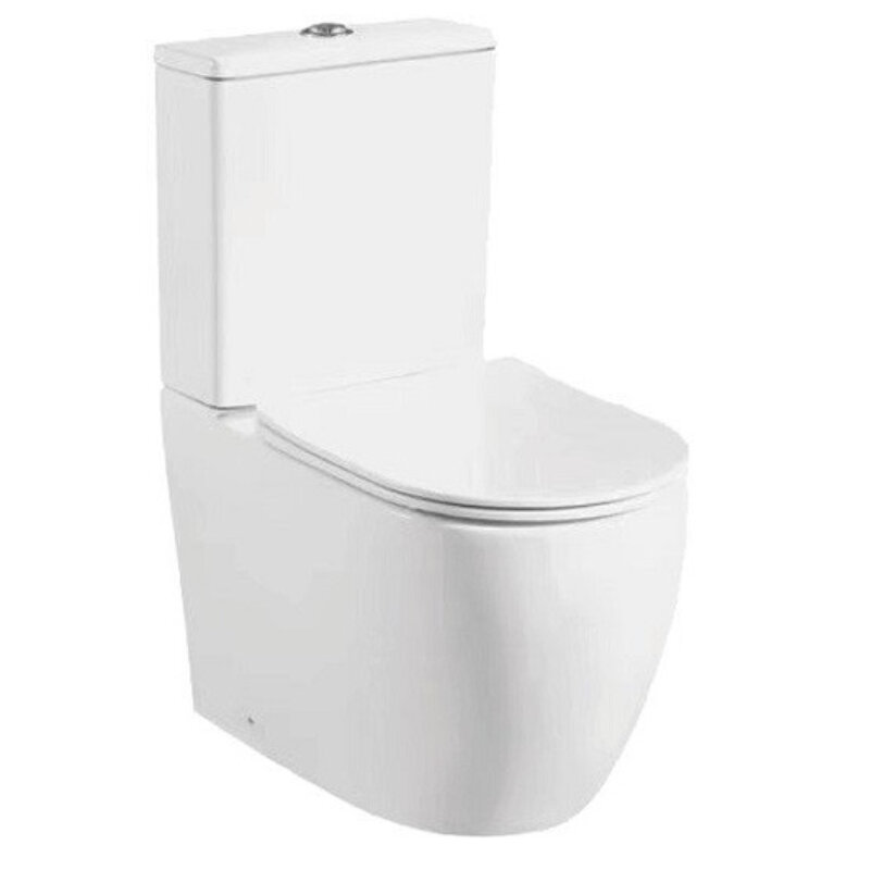 Изображение товара Унитаз-компакт безободковый Milleau Roche 8381 с микролифтом и функцией биде