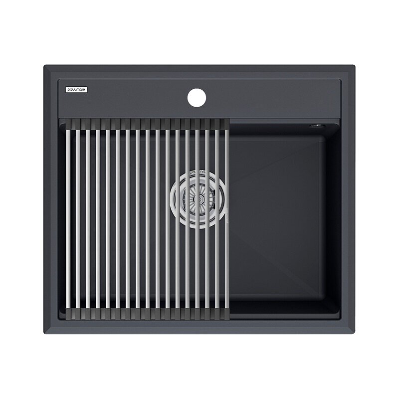 Изображение товара Мойка кухонная Paulmark Stepia 60 с ролл-матом Step