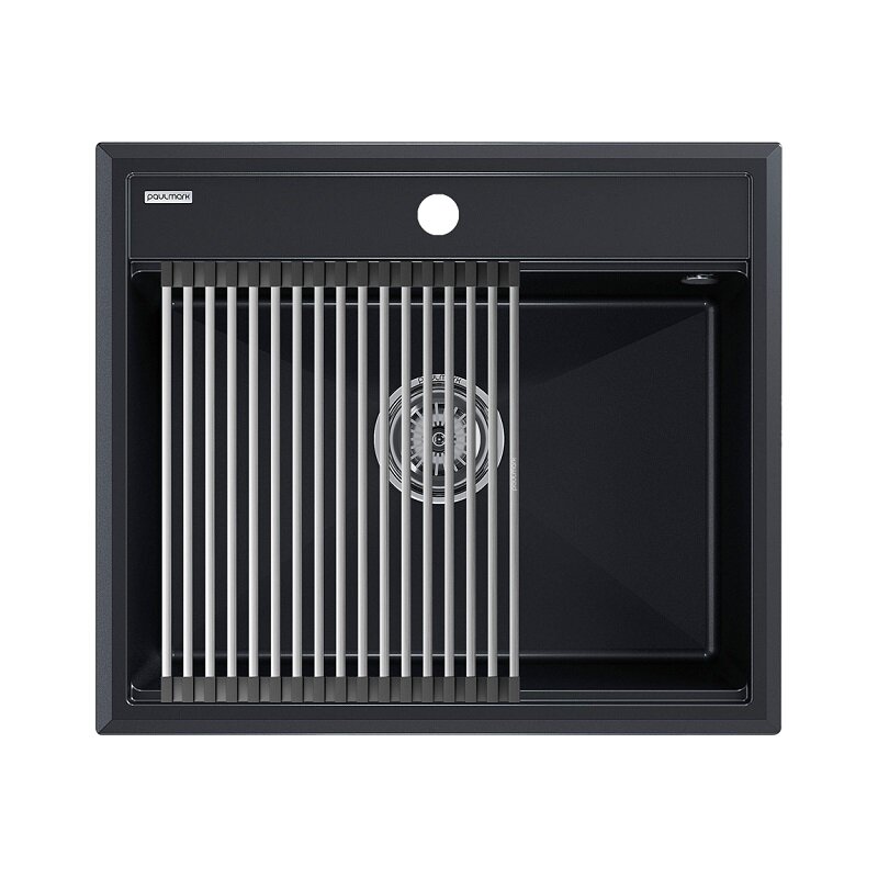 Изображение товара Кухонная мойка из искусственного камня Paulmark Stepia с ролл-матом 60 см