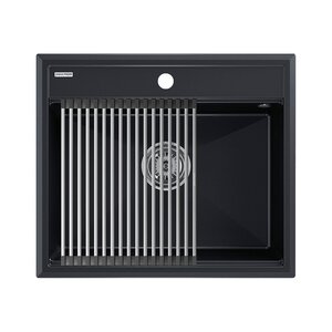 Изображение товара Кухонная мойка из искусственного камня Paulmark Stepia с ролл-матом 60 см