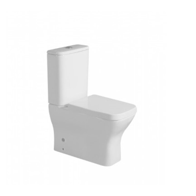 Изображение товара Унитаз-компакт безободковый Milleau Rubis MYL320GW с микролифтом и двухрежимным сливом