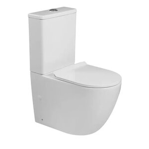 Изображение товара Унитаз-компакт безободковый Milleau Ferme MYL2055GW с микролифтом и каскадным сливом