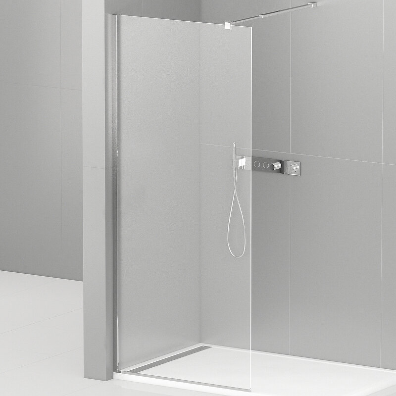 Изображение товара Cezares Liberta-L-1-130-C-Cr: душевая стенка WALK-IN 130 см, хром