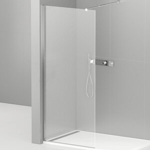 Изображение товара Душевая стенка со свободным входом Cezares Liberta-L-1-130-C-Cr, 130 см, стекло прозрачное, профиль хром