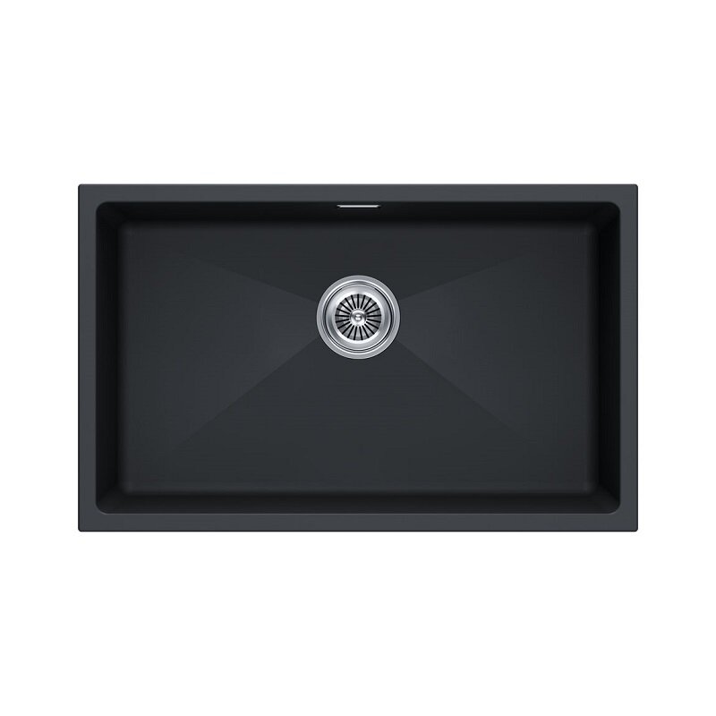 Изображение товара Кухонная мойка Paulmark Lumi LU74-AN из искусственного гранита 74 см антрацит