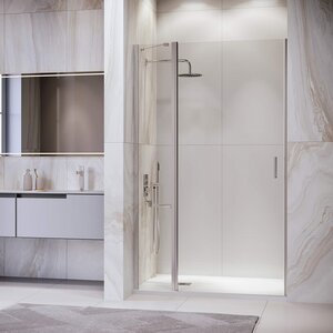 Изображение товара Душевая дверь RGW LE-004 351200411-11, 110 см, стекло прозрачное, профиль хром