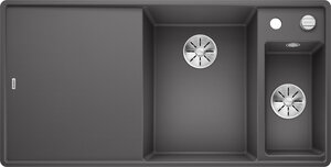 Изображение товара Кухонная раковина Blanco Axia 6 S-F с двумя раковинами и угловой установкой, Германия