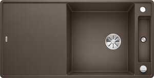 Изображение товара Мойка Blanco Axia 523525 III XL 6 S-F кофе, доска ясень, c клапаном-автоматом InFino