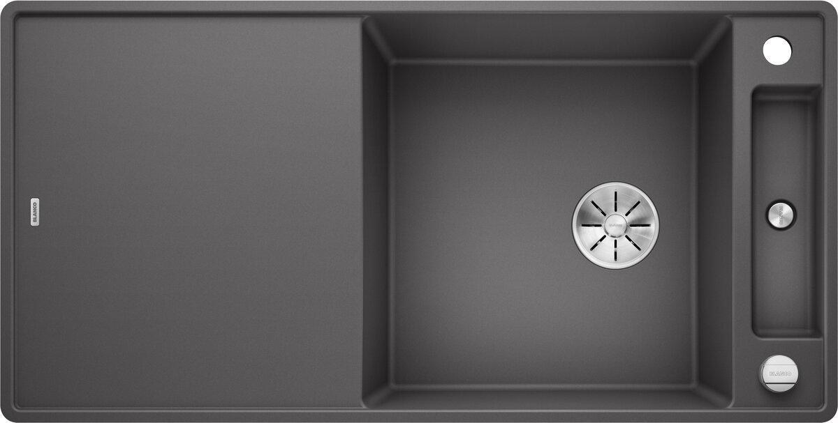 Изображение товара Кухонная мойка Blanco Axia 523527 III XL 6 S-F темная скала угловая