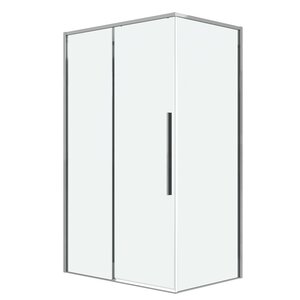 Изображение товара Душевой уголок Grossman Galaxy 120.K33.01.1390.10.00, 130 х 90 см, стекло прозрачное, профиль хром