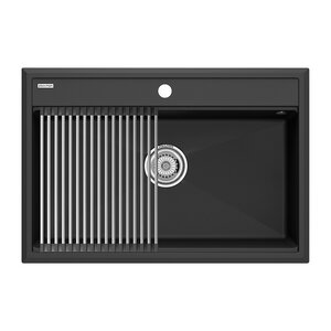 Изображение товара Кухонная мойка Paulmark Stepia 80 с ролл-матом из искусственного гранита