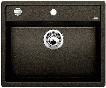 Изображение товара Кухонная мойка Blanco Dalago 6 F из искусственного камня Антрацит Изображение товара Кухонная мойка Blanco Dalago 6 F из искусственного камня Антрацит