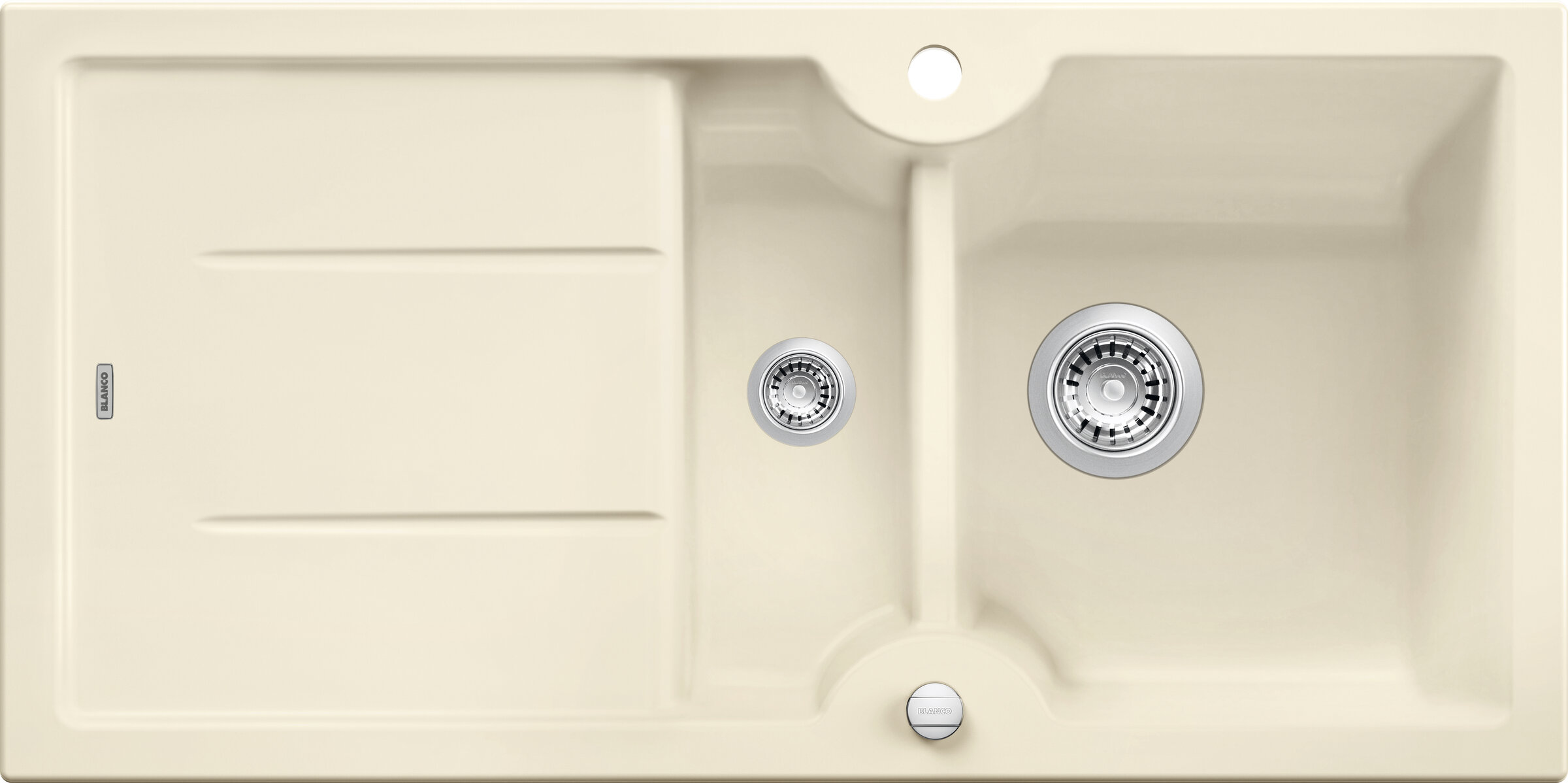 Изображение товара Кухонная мойка Blanco Idessa 6S ваниль керамическая накладная 100 см