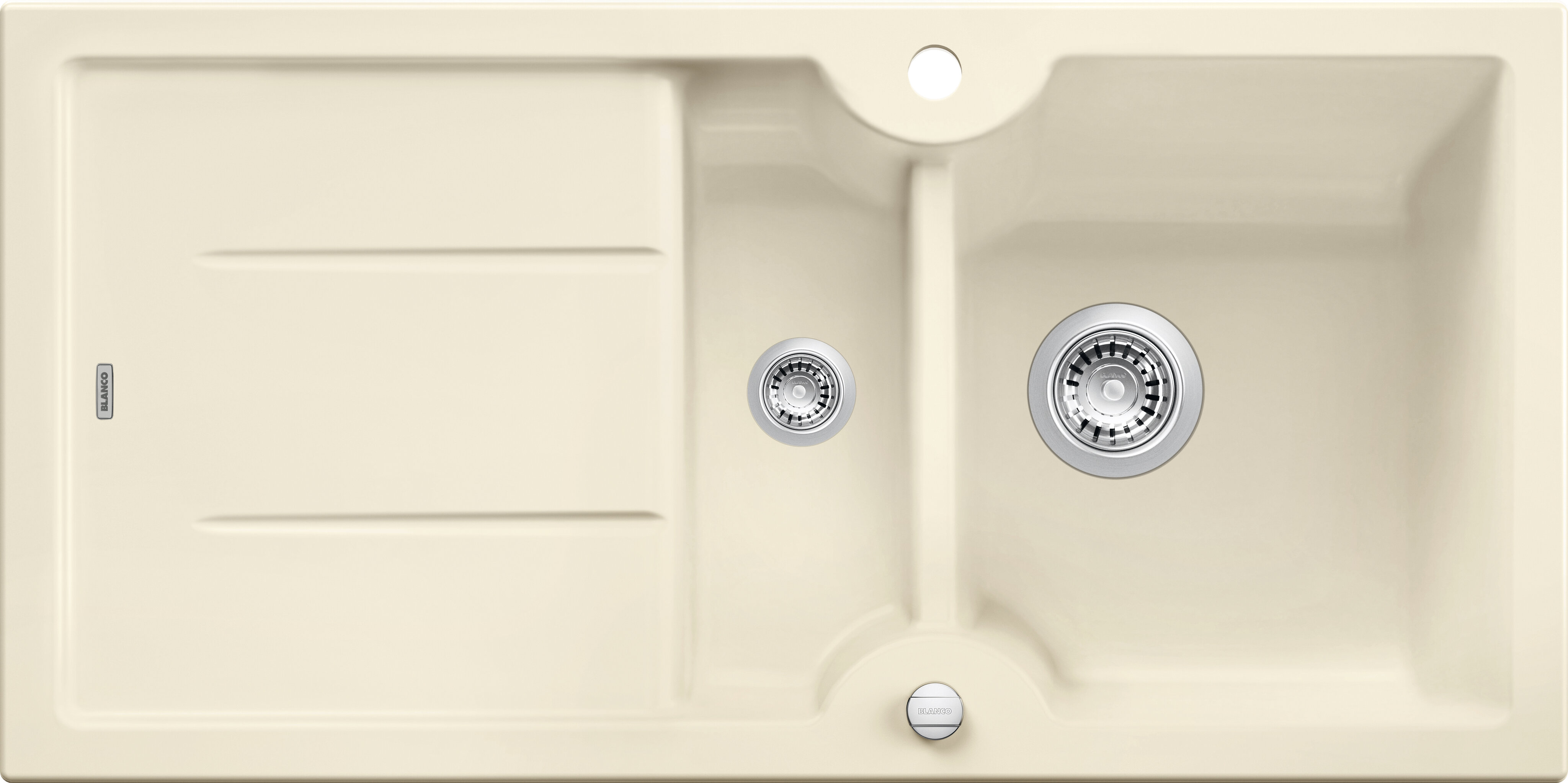 Изображение товара Кухонная мойка Blanco Idessa 6S ваниль керамическая накладная 100 см
