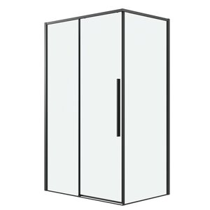 Изображение товара Душевой уголок Grossman Galaxy 120.K33.01.1190.21.00, 110 х 90 см, стекло прозрачное, профиль черный матовый