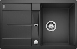 Изображение товара Кухонная мойка Blanco Metra 45 S-F из SILGRANIT антрацит 77х49 см