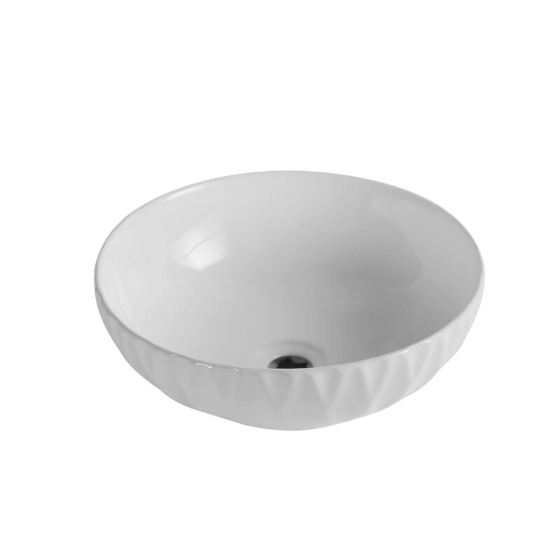 Изображение товара Раковина Milleau Glace MU3301B-GW, 40 см, фарфор, цвет белый 