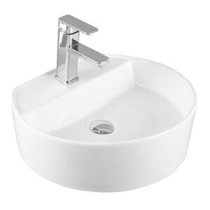 Изображение товара Раковина Milleau Glace MU7055-GW 48 см фарфор белая накладная для ванной кухни