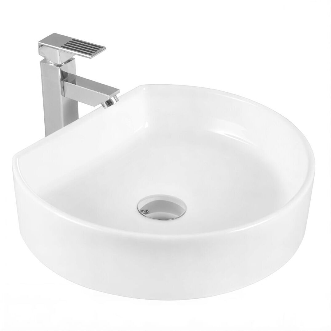 Изображение товара Раковина Milleau Glace MU7088-GW фарфор белая 40 см угловая Изображение товара Раковина Milleau Glace MU7088-GW фарфор белая 40 см угловая
