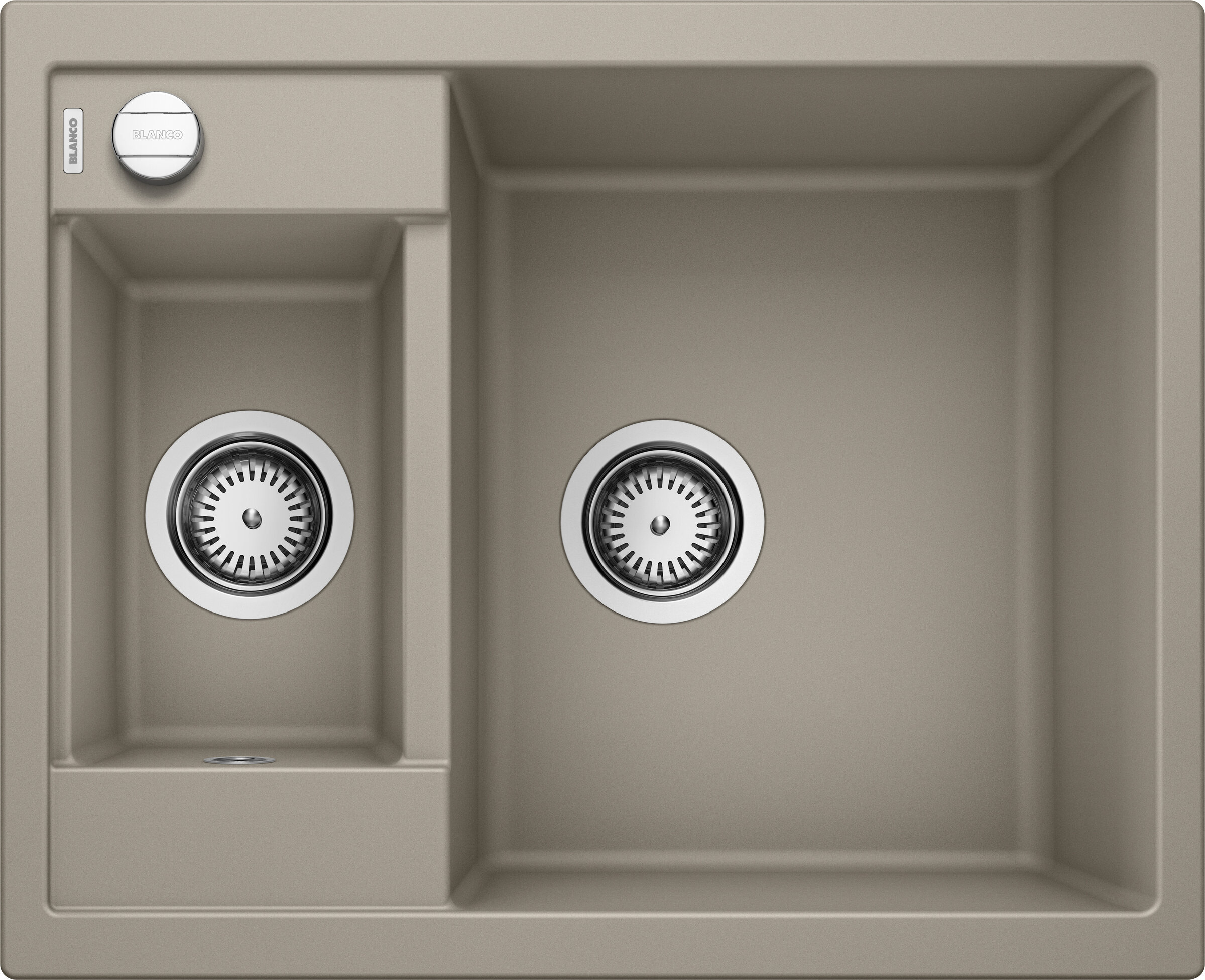 Изображение товара Кухонная мойка Blanco Metra 6 61.5 см двухчашевая с плоским кантом