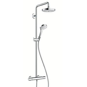 Изображение товара Душевая система Hansgrohe Croma Select S 180 2jet Showerpipe EcoSmart 27254400, белый/хром Изображение товара Душевая система Hansgrohe Croma Select S 180 2jet Showerpipe EcoSmart 27254400, белый/хром