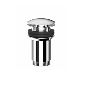 Изображение товара Донный клапан для раковины Whitecross A706CR клик-клак с переливом хром