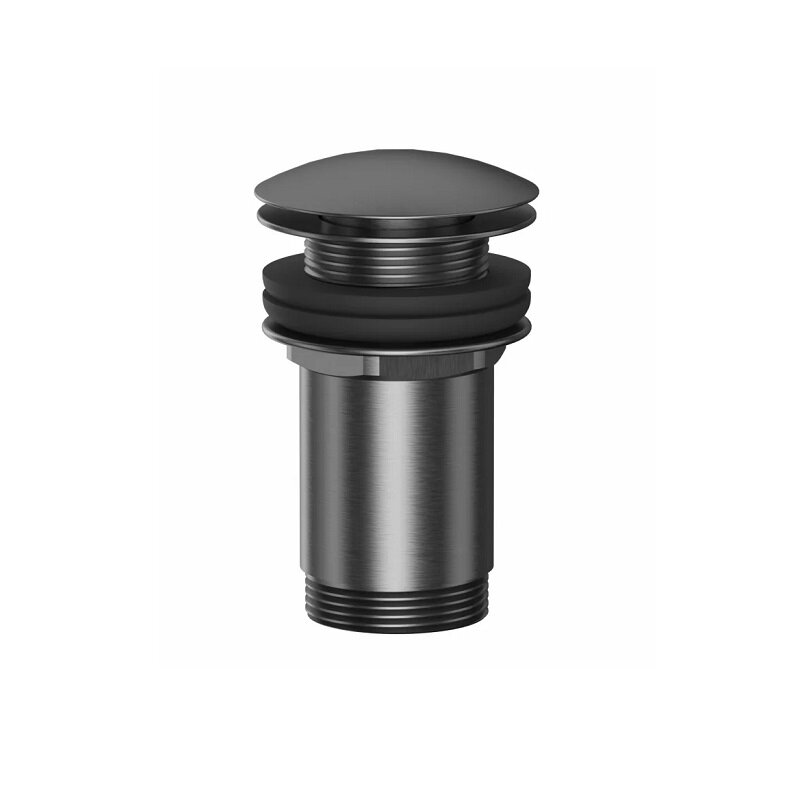 Изображение товара Донный клапан для раковины Whitecross A706GM клик-клак с переливом из латуни