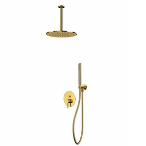 Изображение товара Душевая система Whitecross Y gold YSET12GL, цвет золото