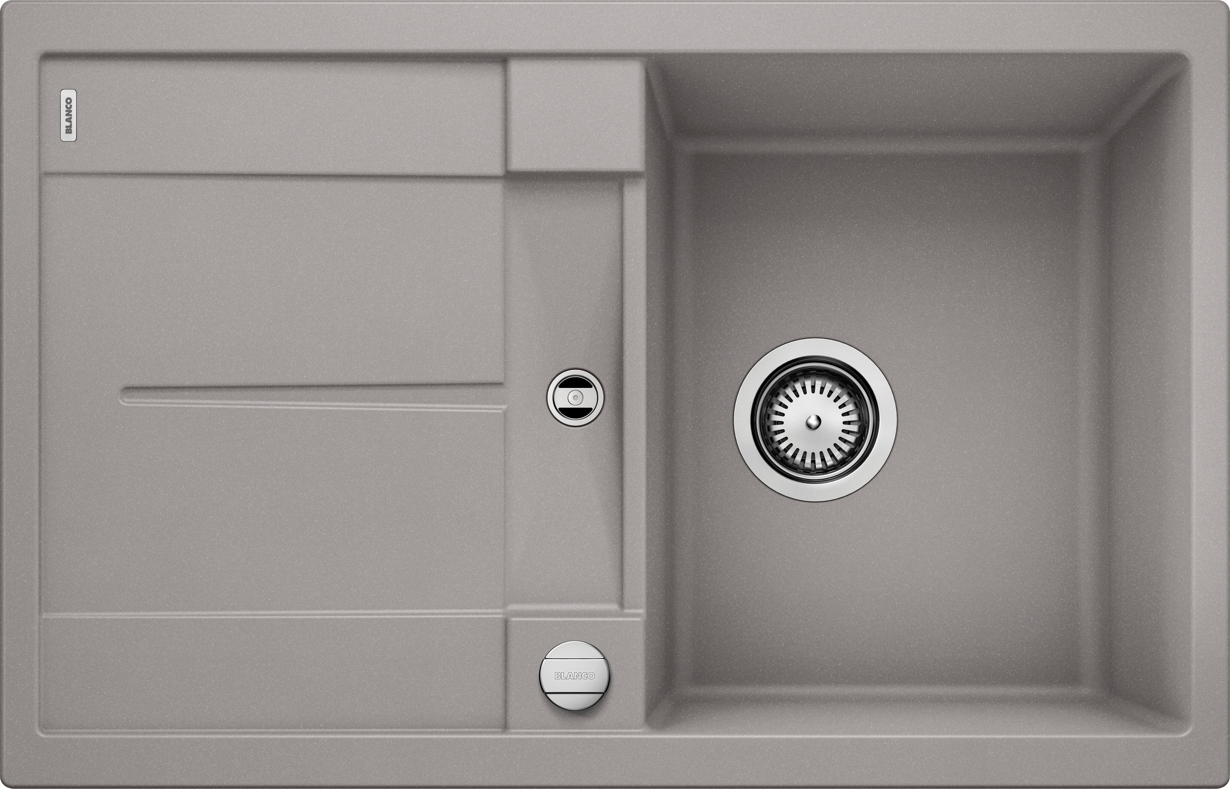 Изображение товара Мойка Blanco Metra 45S, 513027, алюметаллик, SILGRANIT, 78 x 50 x 19 см