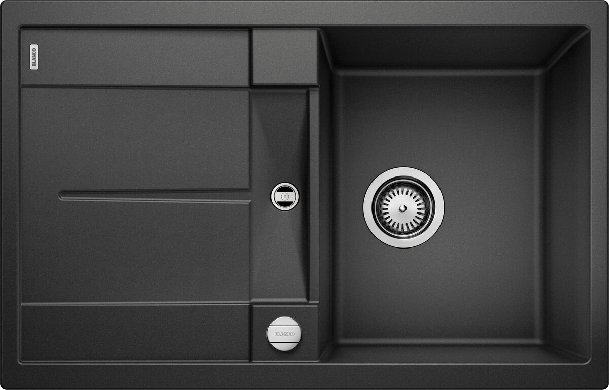Изображение товара Мойка Blanco Metra 45 S, SILGRANIT, 513035, антрацит, 78 x 50 x 19 см