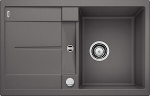 Изображение товара Мойка Blanco Metra 45S из SILGRANIT глубина 19 см черный матовый