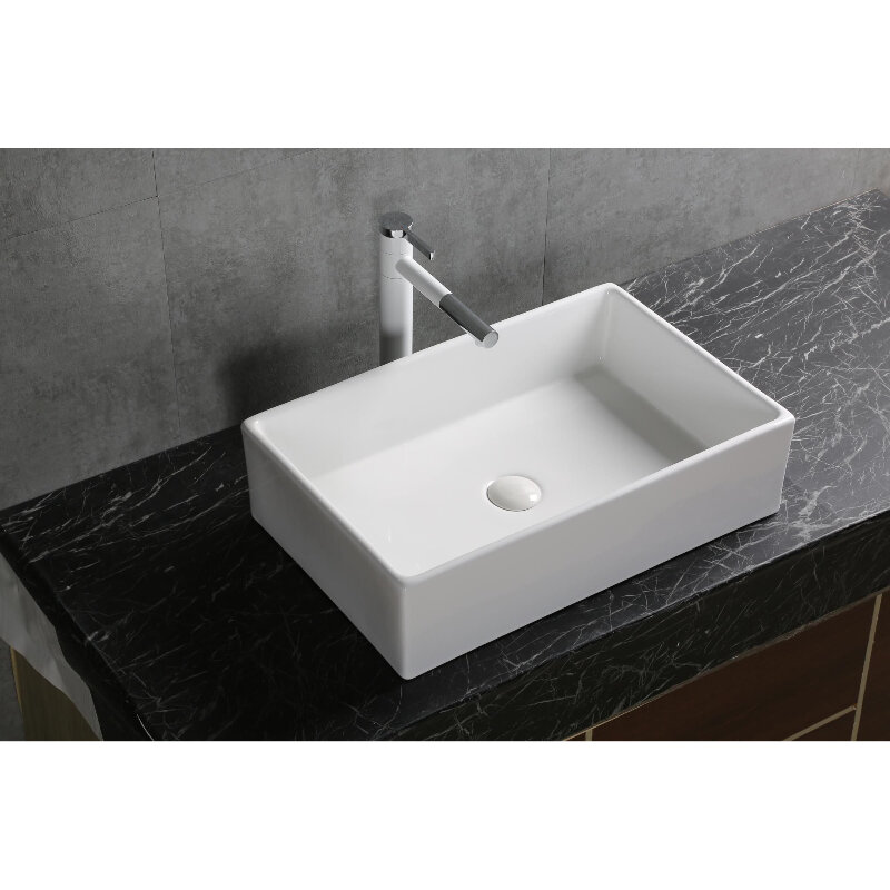 Изображение товара Раковина Milleau Miel MU7060B-GW, 60 см, фарфор, цвет белый 