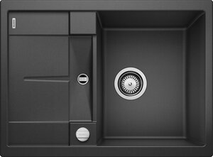 Изображение товара Мойка Blanco Metra 45S Compact, 519572, антрацит, SILGRANIT, 68 x 50 x 19 см