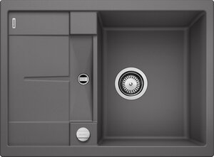 Изображение товара Мойка Blanco Metra 45S Compact, 519573, темная скала, SILGRANIT, 68 x 50 x 19 см