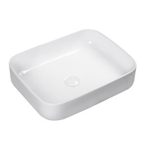 Изображение товара Раковина Milleau Miel MU0084-GW, 50 см, фарфор, белый, накладная