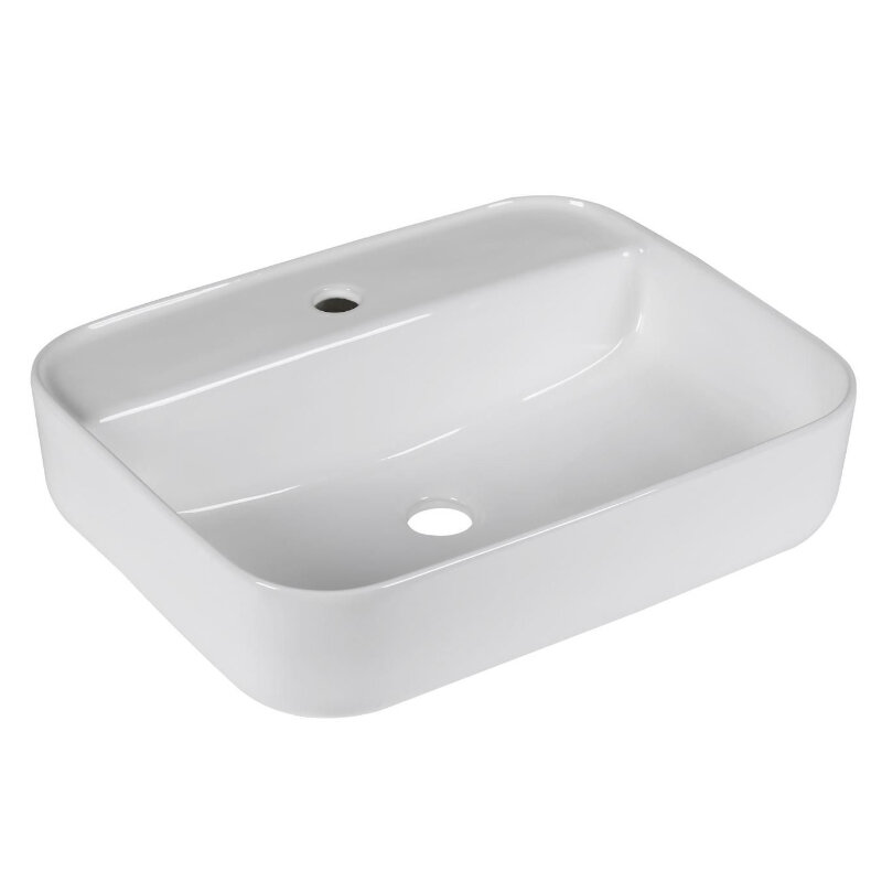 Изображение товара Раковина Milleau Miel MU0084B-GW 50 см фарфор белая