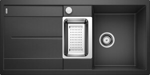 Изображение товара Кухонная мойка Blanco Metra 6 S антрацит с двумя раковинами и нержавеющей сталью