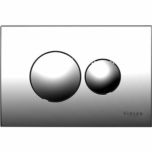 Изображение товара Клавиша смыва Vincea VFP-731CH, механическая, хром, круглая, двухрежимная