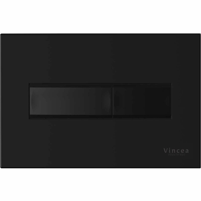Изображение товара Клавиша смыва Vincea Line VFP-732MB, кнопки прямоугольные, цвет черный матовый