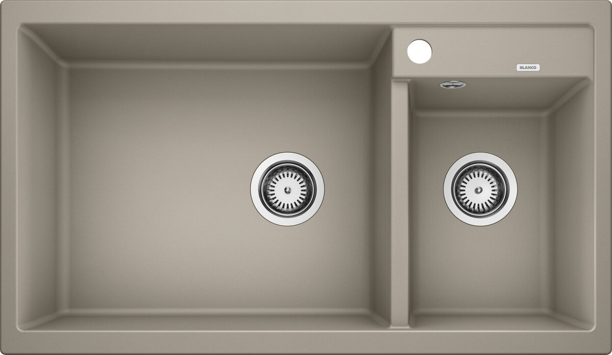 Изображение товара Кухонная мойка Blanco Metra 9 из SILGRANIT™ PuraDur™ II серый беж, 86 см
