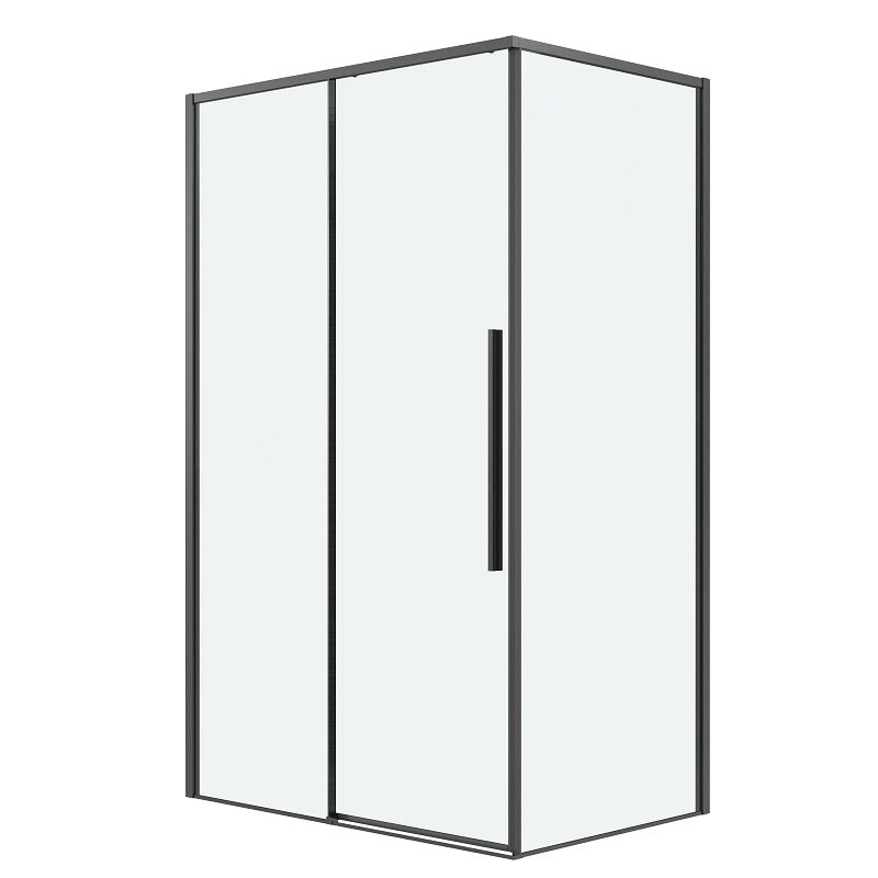 Изображение товара Душевой уголок Grossman Galaxy 120x90 см с прозрачным стеклом и профилем графит сатин