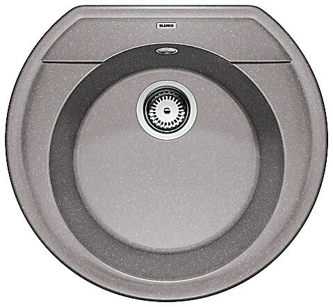 Изображение товара Кухонная мойка Blanco Rondoval 45 из SILGRANIT™ PuraDur™ II в алюметаллик