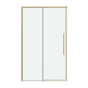 Изображение товара Душевая дверь Grossman Galaxy 100.K33.01.110.32.00, 110 см, стекло прозрачное, профиль золото сатин