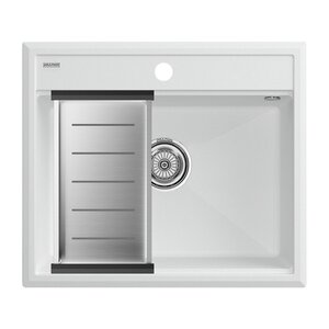 Изображение товара Кухонная мойка Paulmark Stepia 60 см из искусственного камня с коландером